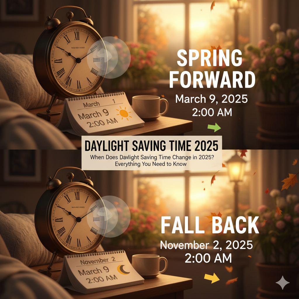Daylight Saving Time Change in 2025